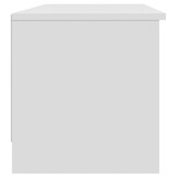 vidaXL TV-meubel Wit Bewerkt Hout - 57% Korting!