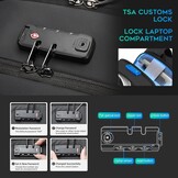 BANGE Laptoprugzak Zwart - 35% Korting - Anti-diefstal