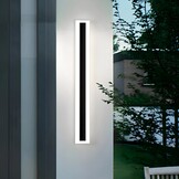 Zwarte LED Buitenwandlamp 80cm Koelwit 6000K IP65 (35% Korting!)