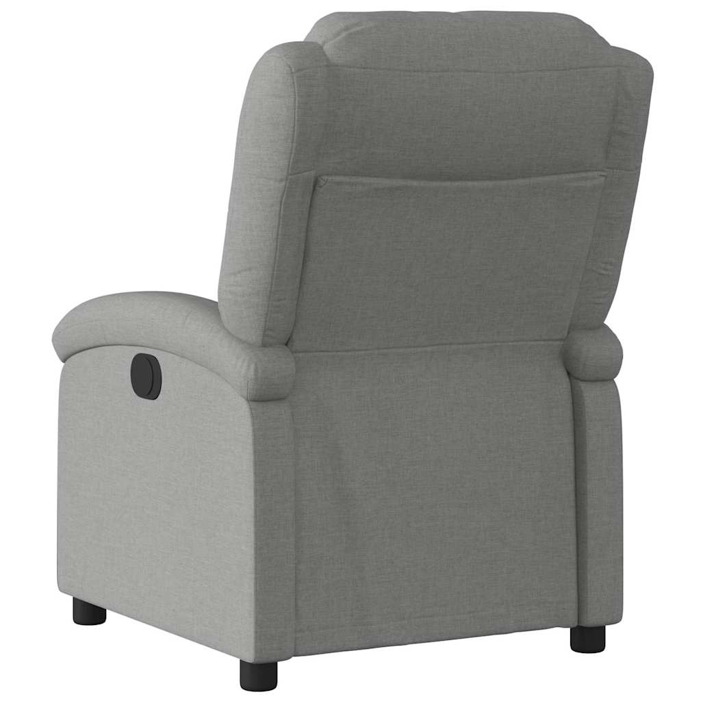 vidaXL Fauteuil Verstelbaar Stof Donkergrijs - 41% Korting!