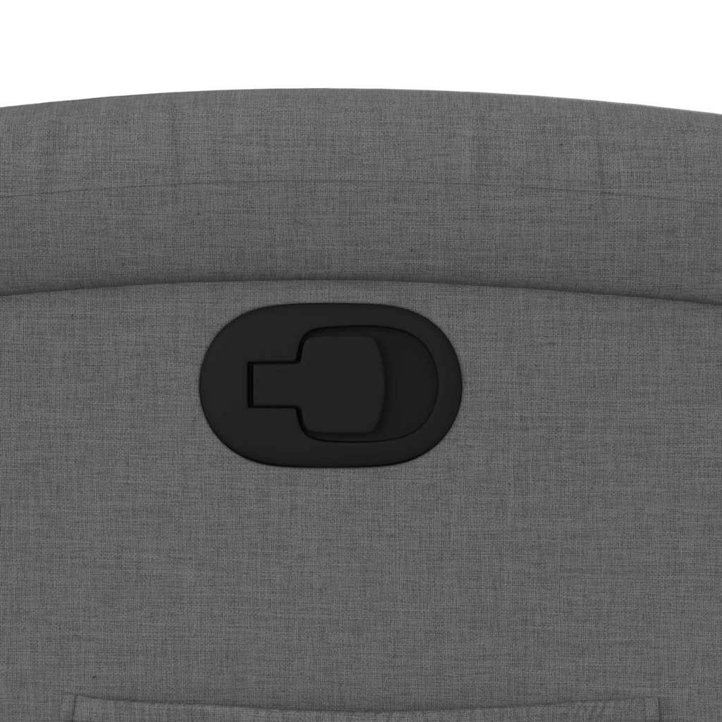 vidaXL Fauteuil Verstelbaar Stof Donkergrijs - 41% Korting!