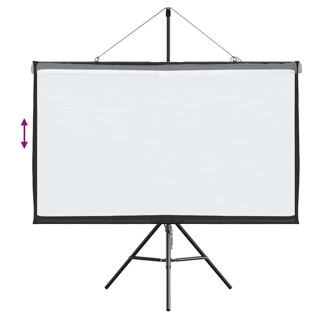 vidaXL Projectiescherm met statief 50 inch 16:9