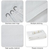 HAIKUS Zonnedoek Wit 5x5m - 35% Korting!