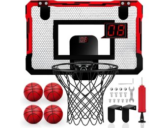 Mini Basketbalring Kinderen met Scoreteller - 32% Korting!