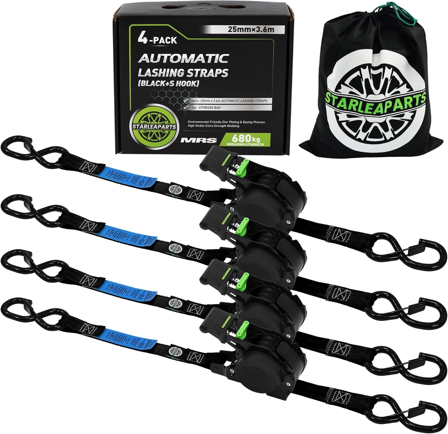 StarLeaparts Automatische Spanbanden (4 stuks) - Nu -9%