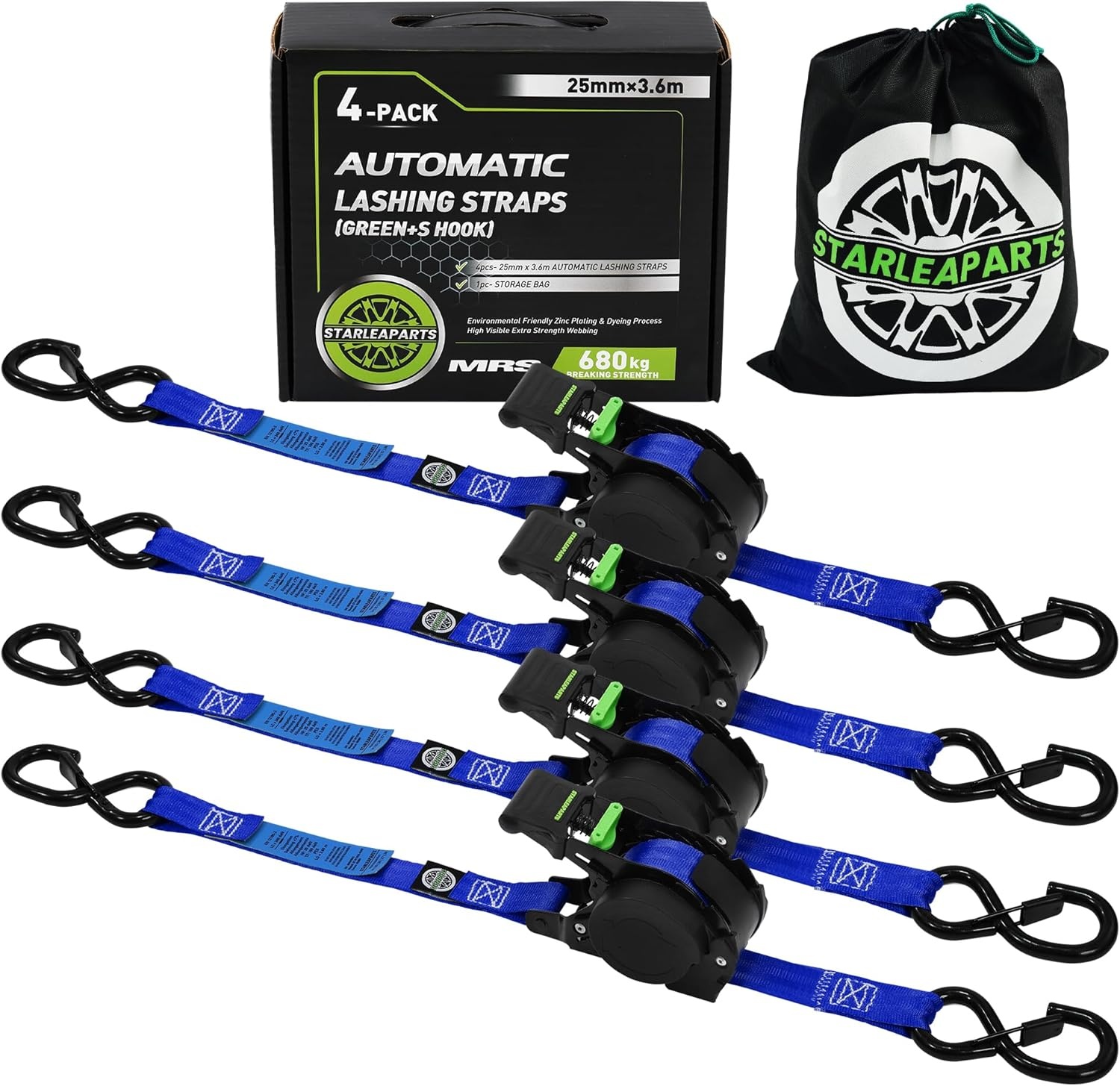 StarLeaparts Automatische Spanbanden (4 stuks) - Nu -9%