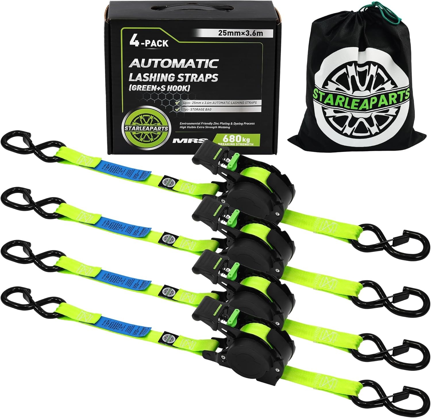 StarLeaparts Automatische Spanbanden (4 stuks) - Nu -9%