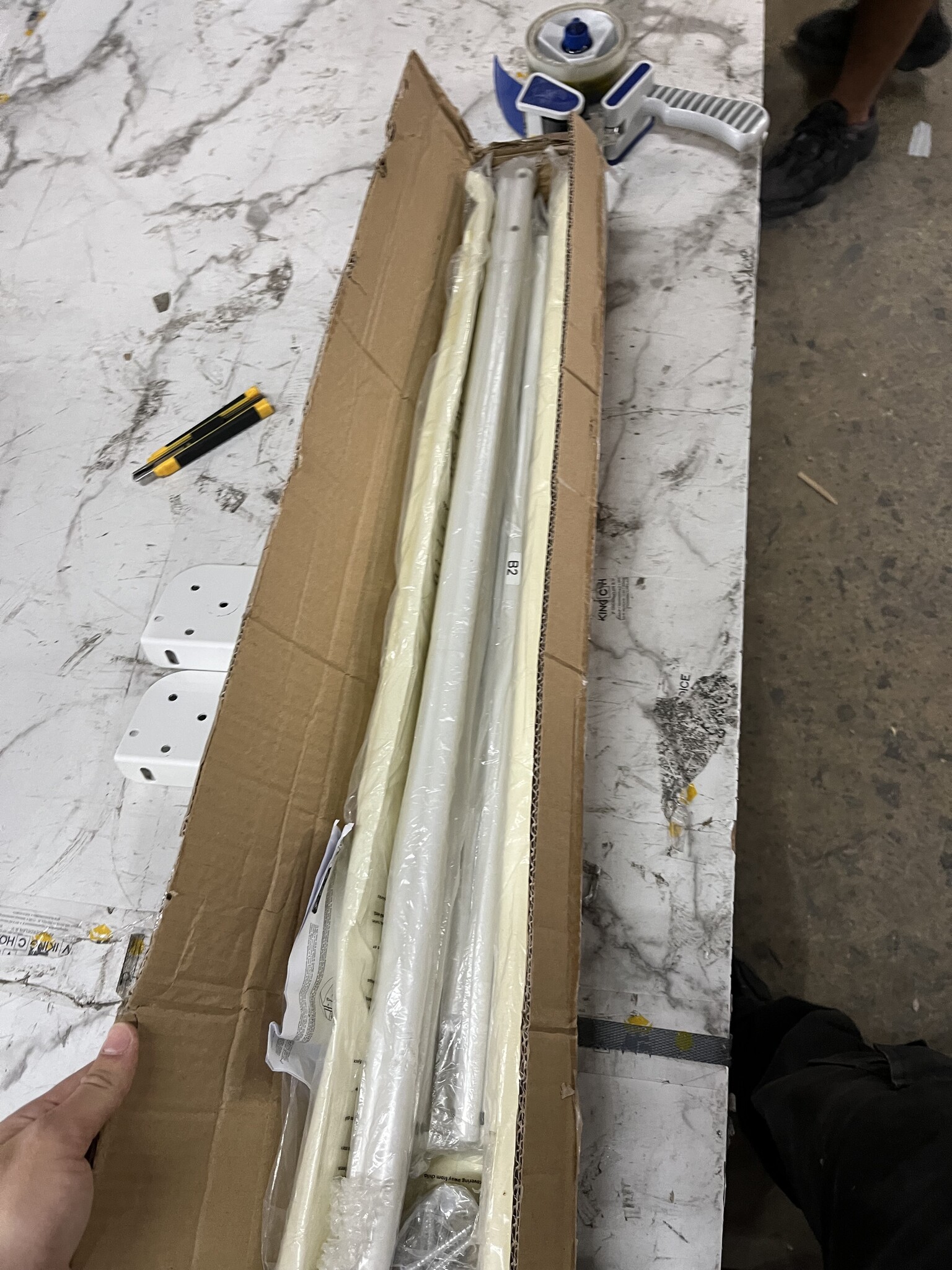 vidaXL Terrasscherm Crème - 52% Korting - 240x160 cm