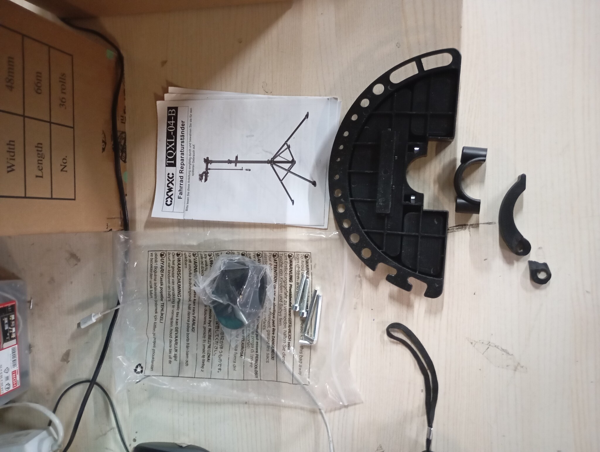 Fietsreparatiestandaard CXWXC Zwart - 57% Korting!