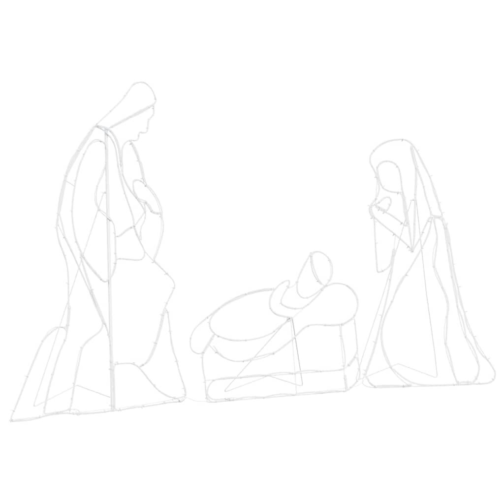 Verlichte Kerststal 112x72cm met 550 LED - 33% Korting