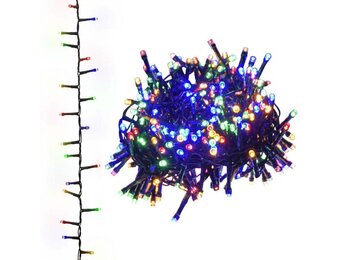 vidaXL Lichtslinger 65m 3000 LED's Meerkleurig - 34% Korting!