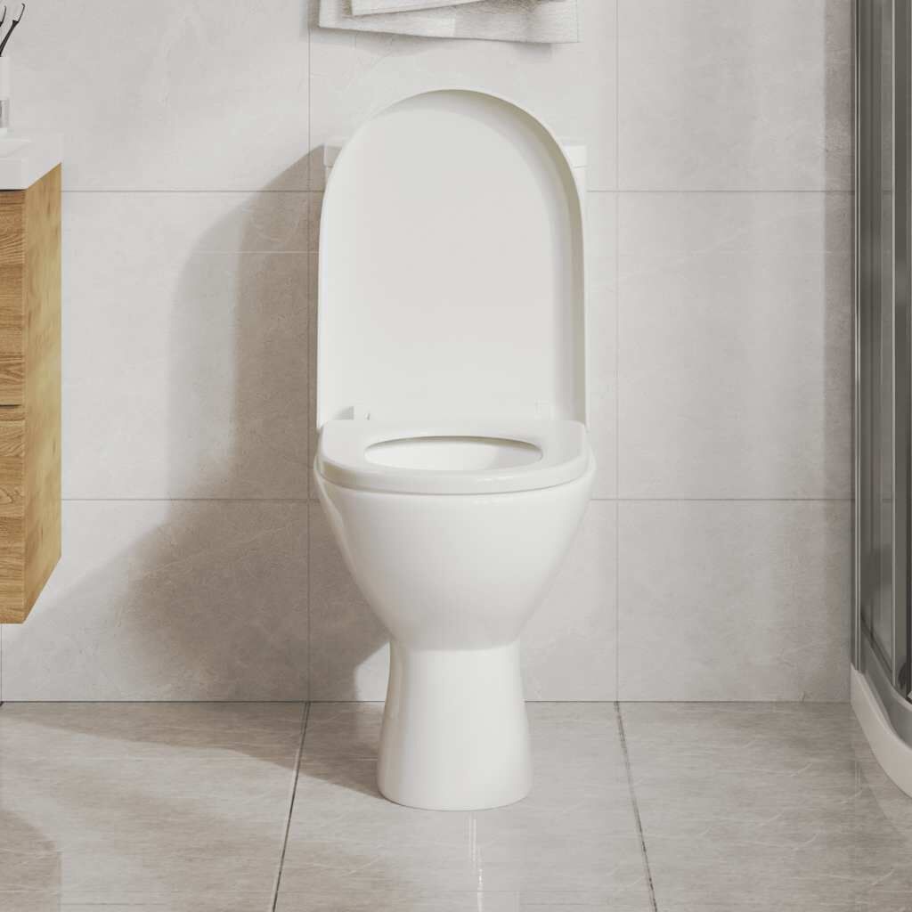 vidaXL Toiletbril Soft-Close Vierkant Wit - 29% Korting!