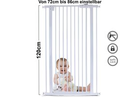 Veilig Traphek Wit 72-86cm Verstelbaar - 38% Korting