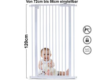 Veilig Traphek Wit 72-86cm Verstelbaar - 38% Korting