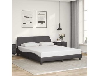 vidaXL Bedframe Grijs Kunstleer - 160x200cm - 34% Korting