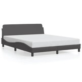 vidaXL Bedframe Grijs Kunstleer - 160x200cm - 34% Korting