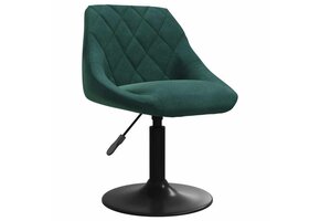 VidaXL Eetkamerstoel Fluweel Donkergroen - 33% Korting!