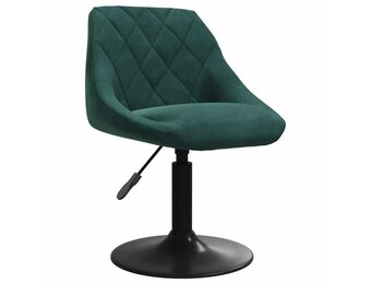 VidaXL Eetkamerstoel Fluweel Donkergroen - 33% Korting!