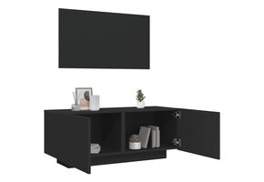 vidaXL TV-meubel (100cm) Zwart - 58% Korting!