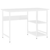 VidaXL Bureau MDF/Metaal Wit - 105x55x72 cm (53% Korting)