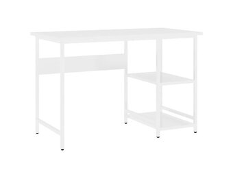 VidaXL Bureau MDF/Metaal Wit - 105x55x72 cm (53% Korting)