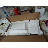 VidaXL Bureau MDF/Metaal Wit - 105x55x72 cm (53% Korting)