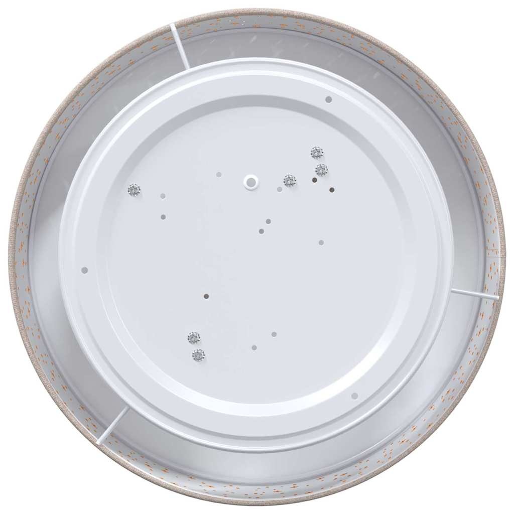 vidaXL Plafondlamp Taupe - 33% Korting - Stoffen Afwerking