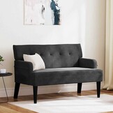VidaXL Chesterfield Bank Zwart - 59% Korting