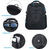 Kroser XXL Laptop Rugzak 18.4" - 40% Korting!