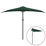 vidaXL Balkonparasol Half 300x155 cm Groen - 52% Korting!