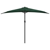 vidaXL Balkonparasol Half 300x155 cm Groen - 52% Korting!