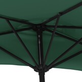 vidaXL Balkonparasol Half 300x155 cm Groen - 52% Korting!