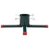 vidaXL Kerstboomstandaard - Groen/Rood - 60x60x16 cm (31% Korting)