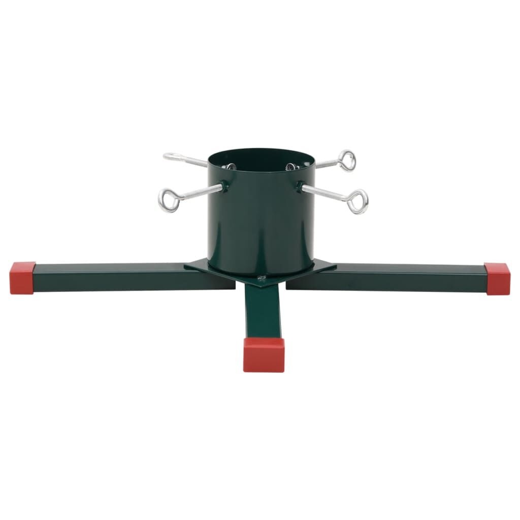 vidaXL Kerstboomstandaard - Groen/Rood - 60x60x16 cm (31% Korting)