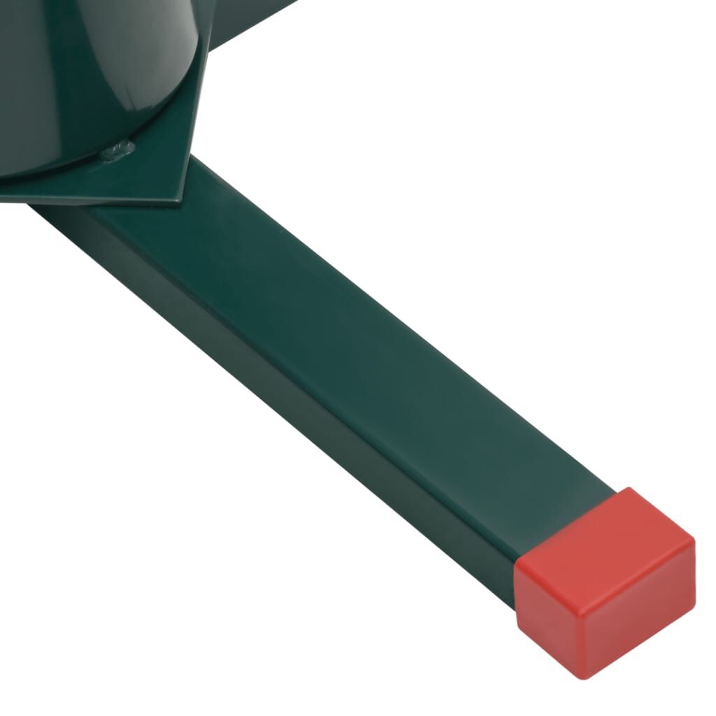 vidaXL Kerstboomstandaard - Groen/Rood - 60x60x16 cm (31% Korting)