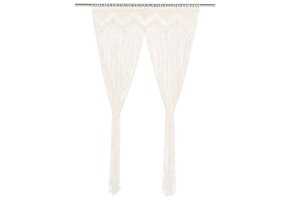 vidaXL Gordijn macramé crème 140x240 cm - 31% Korting!