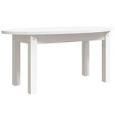 vidaXL Salontafel Grenenhout Wit - 57% Korting