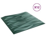 vidaXL Wandpanelen Steen - 3m² - Groen - 31% Korting!