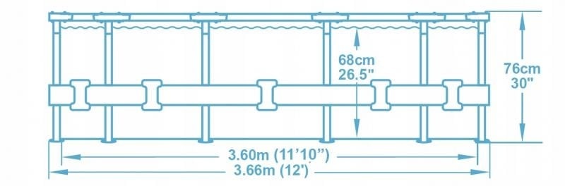 Bestway Steel Pro Max Zwembad 366x76cm - 51% Korting!