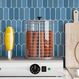 Glazen Cilinder Hotdog Verwarmer - 31% Korting
