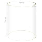 Glazen Cilinder Hotdog Verwarmer - 31% Korting