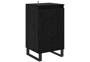 vidaXL Dressoir Zwart Eiken - 31% Korting - Bewerkt Hout