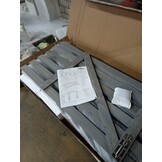 vidaXL Pergola met poort - 54% Korting - Grijs Vurenhout