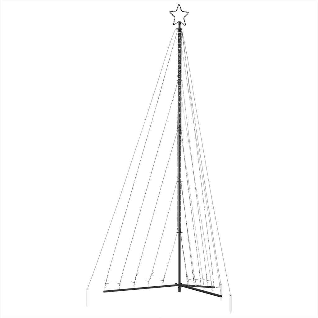vidaXL LED Kerstboom 570 LEDs Kleurrijk 399 cm - 51% Korting!