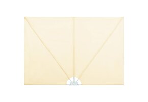 vidaXL Terrasscherm Inklapbaar 300x200 cm Crème - 28% Korting!