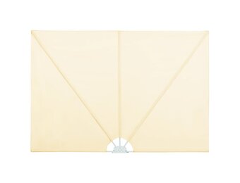 vidaXL Terrasscherm Inklapbaar 300x200 cm Crème - 28% Korting!