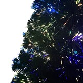 Kerstboom 180cm Glasvezel Groen met Kleurrijke Lampjes - 56% Korting