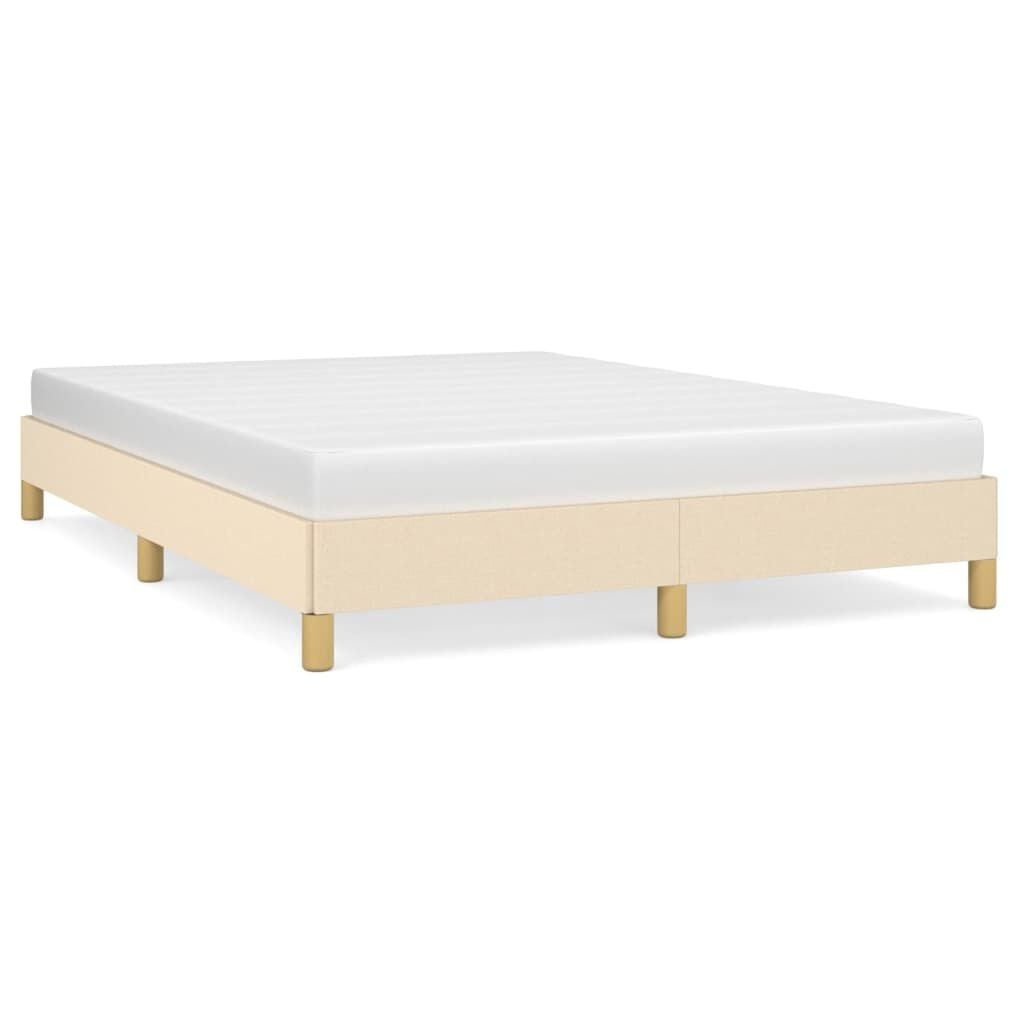 vidaXL Bedframe Crème Stof 140x200 cm - 28% Korting!