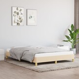 vidaXL Bedframe Crème Stof 140x200 cm - 28% Korting!
