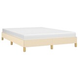 vidaXL Bedframe Crème Stof 140x200 cm - 28% Korting!